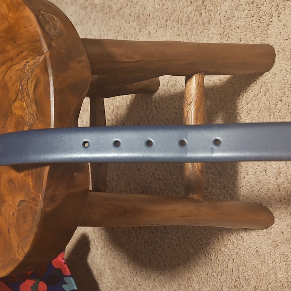 Ted Baker Navy and Brown Leather Belt - Picture 3 of 4